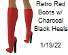 [BB] Retro Red Boots