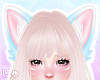 N' Cute Blue Fox Ears V2