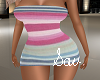 Mini Dress-Striped