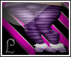 purple zebra tights