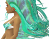 aqua mermaid hair