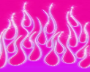 HIS HOT PINK FLAME PANTS