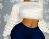 Comfy White Knit Sweater