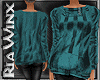 Wx:Thyme Teal Sweater