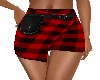 SKIRT_RED PLAID _ RLS