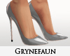 Pra grey patent heels