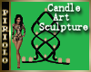 Candle Art Sculpture