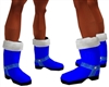 Blue Christmas Boots