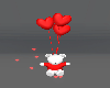 Floating Teddy ♥ red