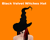 Black Velvets Witchs Hat