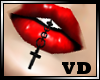 (VD) Cross Lip Chain II