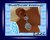 ~Blue/Silver Earrings~