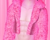 S! Kawaii Fur Coat Pink