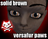Brown Versafur Paws (F)