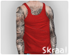 Sl Red Tank+Tattoo