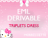 EML Triplets Dress