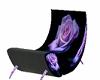 Purple Rose Moon Chair