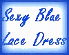 Sexy Blue Lace Dress