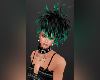 Black Teal Punk Styles