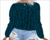 sweater braids winter kn