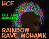 HCF Rainbow Rave Mohawk