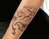 Rose  Cust Arm tattoo