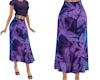 TF Purple Tropical Skirt