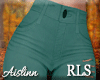 Green Ripped Jeans RLS