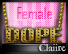 C|Female Dope Gold Chain