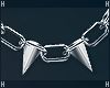!! Spiked Chain Silver