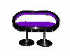 black&purple cuddle sofa