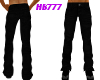 HB777 Jeans Black Male