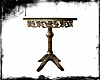 Baroque table gold