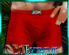 JOK Solid Boxers Red