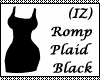 (IZ) Romp Plaid Black