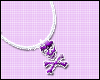 [R] purpleskull necklace
