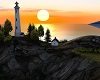 Sunset Cabin Lighthouse~