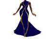 GOLD WIRE BLUE GOWN BM