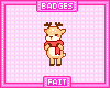 Little Reindeer badge~