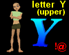 !@ Letter y (upper)