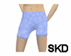 (SK)Blue Flower Shorts