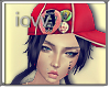 Iv-Hat+hair BlaCk