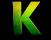 K - Neon Letter Seat