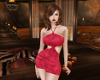 SR~ Red Party Dress