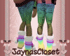 *J* Rainbow Skinny Jeans