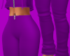 Purple Stacked Bottoms