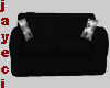 ]j[ stylish black couch