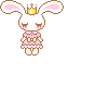 Bunny queen sticker