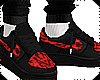 Black Red Custom Af1 ' M