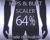 Hips & Butt Scaler 64%
